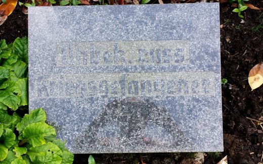 Ansicht der Kriegsgräberstätte Balje, Ev.- luth. Friedhof