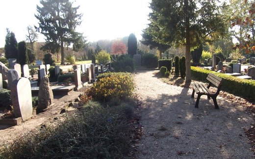 Ansicht der Kriegsgräberstätte Bad Bodenteich, Ev.- luth. Friedhof