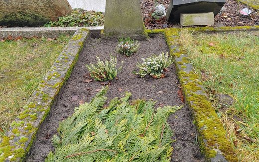 Ansicht der Kriegsgräberstätte Apen - Vreschen-Bokel, Friedhof