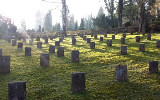 Ansicht der Kriegsgräberstätte Bad Lauterberg, Bergfriedhof