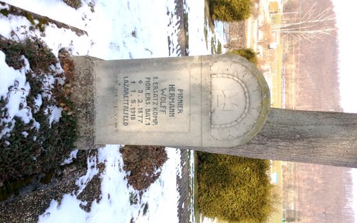 Ansicht der Kriegsgräberstätte Alfeld/Leine-Föhrste