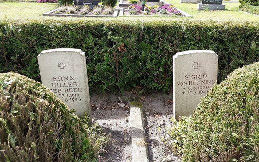 Ansicht der Kriegsgräberstätte Aurich - Middels, Ev.- luth. Friedhof
