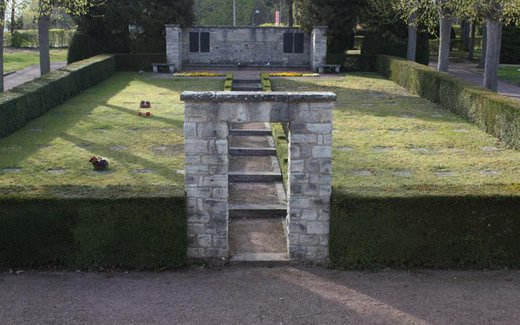 Ansicht der Kriegsgräberstätte Bad Liebenstein, kommunaler Friedhof