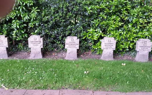 Ansicht der Kriegsgräberstätte Bad Zwischenahn, Neuer Ev.- luth. Friedhof