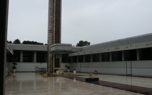 Ansicht der Kriegsgräberstätte Bari