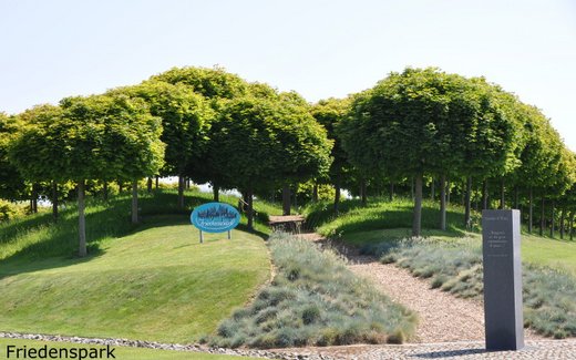 Ansicht der Kriegsgräberstätte La Cambe