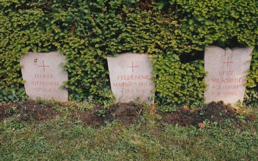 Ansicht der Kriegsgräberstätte Aschaffenburg-Altstadt