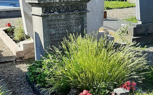 Ansicht der Kriegsgräberstätte Aub,Städt.Fdh.