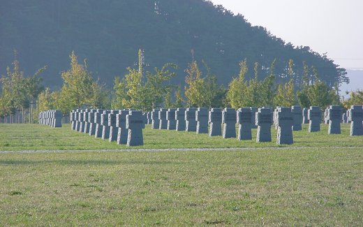 Ansicht der Kriegsgräberstätte Budaörs