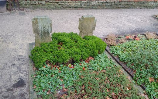 Ansicht der Kriegsgräberstätte Apen - Nordloh, Friedhof