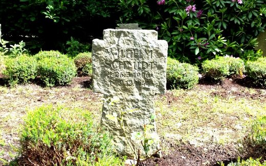 Ansicht der Kriegsgräberstätte Varel, Ev.- luth. Friedhof