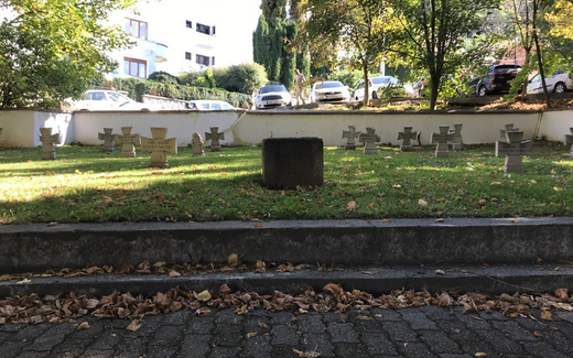 Ansicht der Kriegsgräberstätte Brasov