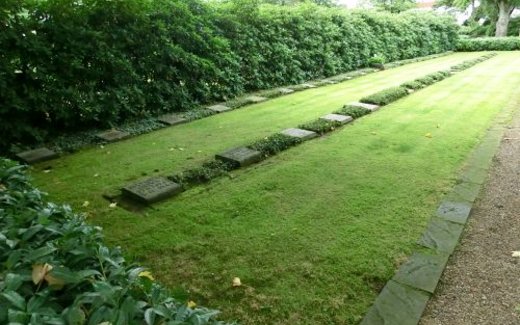 Ansicht der Kriegsgräberstätte Bad Oeynhausen-Werste