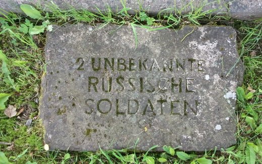 Ansicht der Kriegsgräberstätte Altenau, Ev.- luth. Gemeindefriedhof