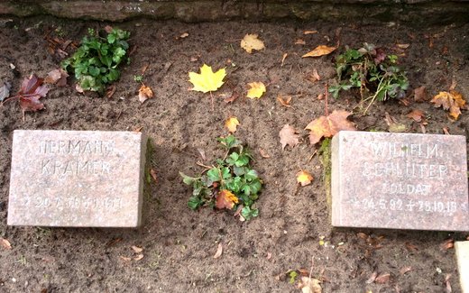 Ansicht der Kriegsgräberstätte Badbergen, Alter Friedhof