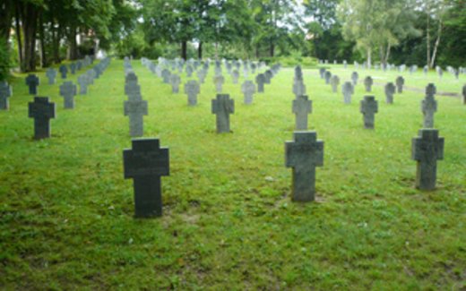 Ansicht der Kriegsgräberstätte Feldbach