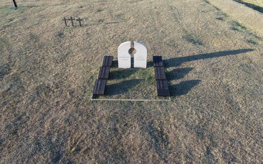 Ansicht der Kriegsgräberstätte Atkarsk