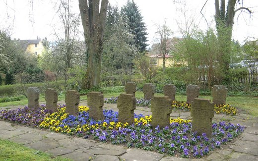 Ansicht der Kriegsgräberstätte Bad Sooden-Allendorf, neuer Soodener Fdh.