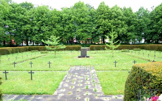 Ansicht der Kriegsgräberstätte Augsburg Westfriedhof