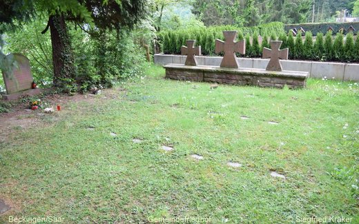 Ansicht der Kriegsgräberstätte Beckingen, Zivilfdh.