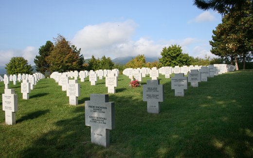 Ansicht der Kriegsgräberstätte Bergheim