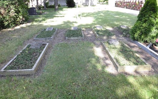 Ansicht der Kriegsgräberstätte Bad Dürrenberg, neuer Friedhof