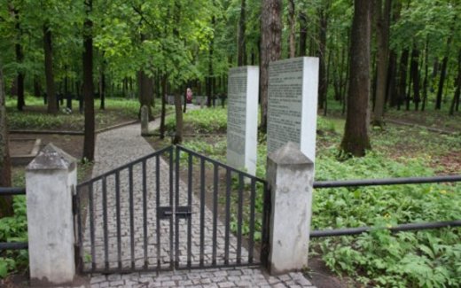 Ansicht der Kriegsgräberstätte Tambow-Rada