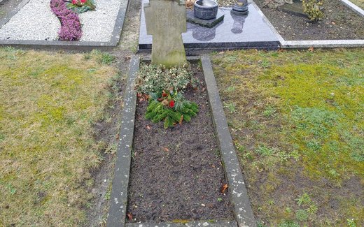 Ansicht der Kriegsgräberstätte Apen - Augustfehn, Friedhof II