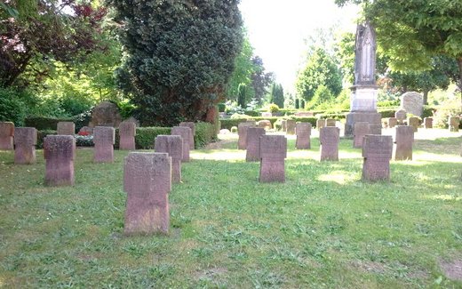 Ansicht der Kriegsgräberstätte Bad Gandersheim, St. Georgsfriedhof