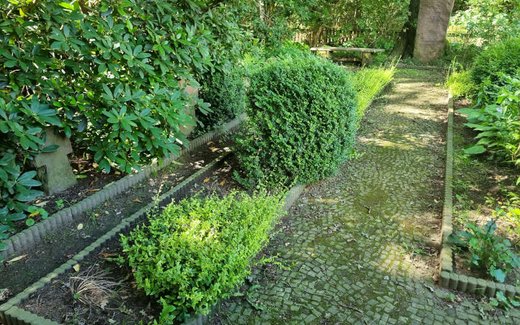 Ansicht der Kriegsgräberstätte Bassum - Nordwohlde, OT Fesenfeld, Soldatengrab an der B 51