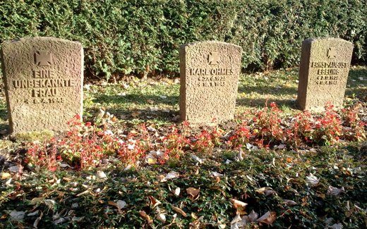Ansicht der Kriegsgräberstätte Bad Salzdetfurth, Ev.- luth. Friedhof