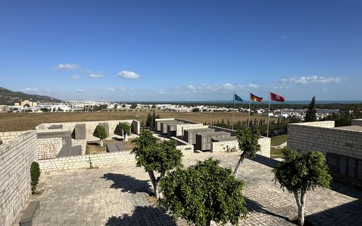 Ansicht der Kriegsgräberstätte Bordj-Cedria