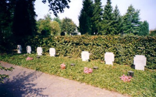 Ansicht der Kriegsgräberstätte Aachen-Horbach