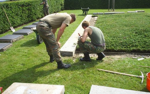 Ansicht der Kriegsgräberstätte Abreschviller