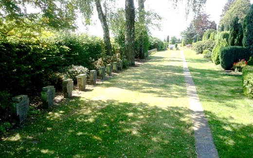 Ansicht der Kriegsgräberstätte Bad Rothenfelde, Ev. - luth. Friedhof