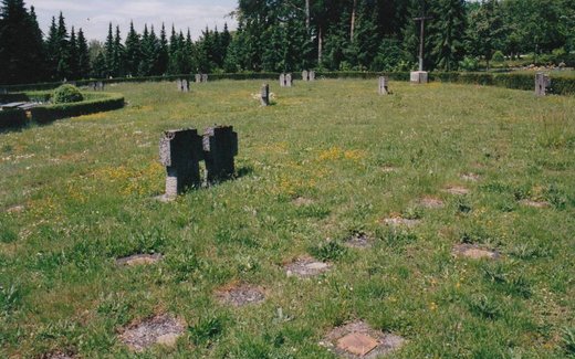 Ansicht der Kriegsgräberstätte Bad Kissingen, Parkfdh.