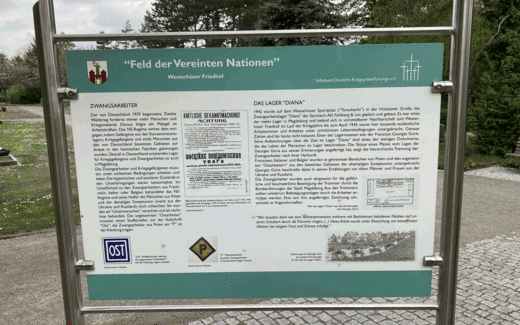 Ansicht der Kriegsgräberstätte Magdeburg-Westerhüsen