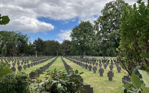 Ansicht der Kriegsgräberstätte Wien-Zentralfriedhof Gruppe 97