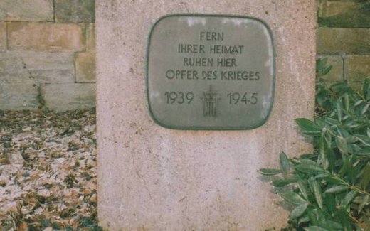 Ansicht der Kriegsgräberstätte Bayreuth, Stadtfriedhof