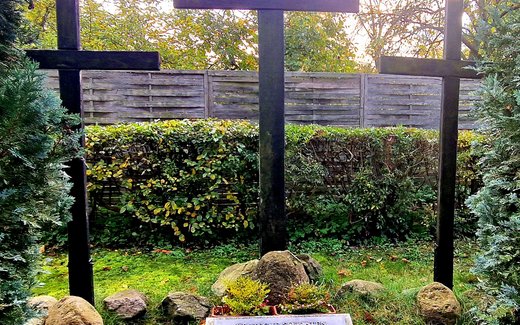 Ansicht der Kriegsgräberstätte Altwriezen