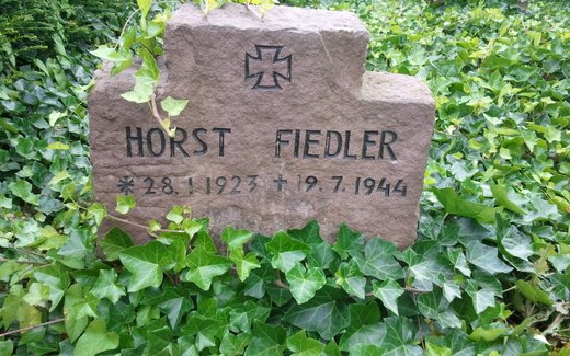 Ansicht der Kriegsgräberstätte Bad Fallingbostel, Ev. - luth. Friedhof Vogteistr.