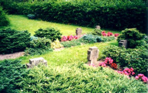 Ansicht der Kriegsgräberstätte Bad Laasphe-Feudingen-Evangelischer Friedhof