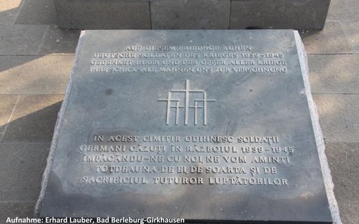 Ansicht der Kriegsgräberstätte Iasi