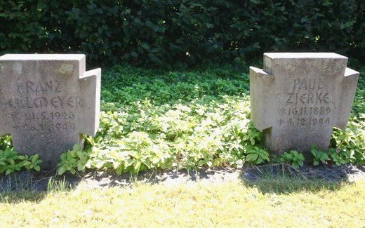 Ansicht der Kriegsgräberstätte Bad Rothenfelde, Ev. - luth. Friedhof