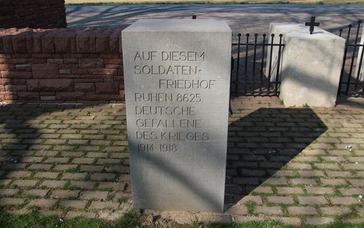 Ansicht der Kriegsgräberstätte Belleau