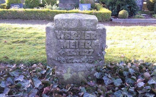 Ansicht der Kriegsgräberstätte Uelzen - Molzen, Ev.- luth. Friedhof