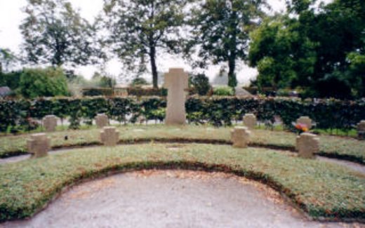 Ansicht der Kriegsgräberstätte Alpen-Menzelen