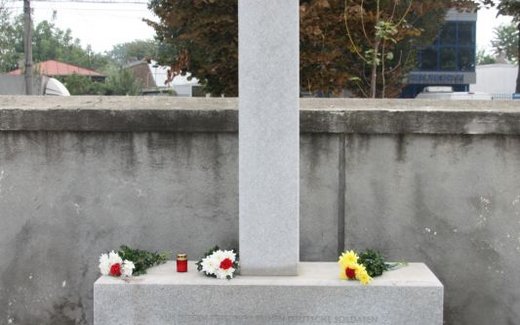 Ansicht der Kriegsgräberstätte Galati