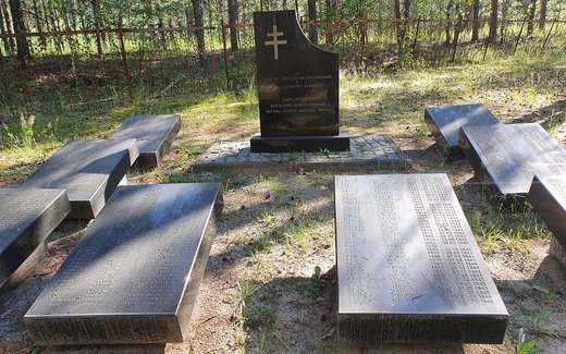 Ansicht der Kriegsgräberstätte Talizy