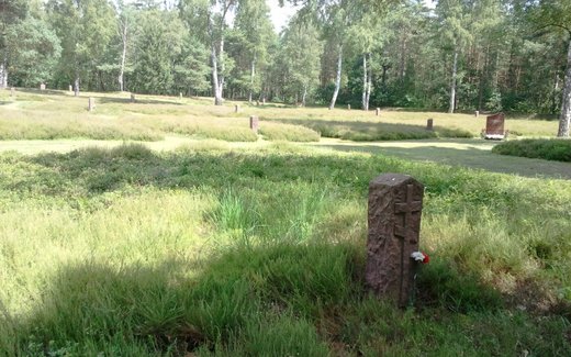 Ansicht der Kriegsgräberstätte Bergen - Lohheide (Hörsten), Kriegsgefangenenfriedhof